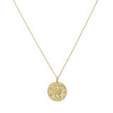 Zodiac Coin Pendant Necklace